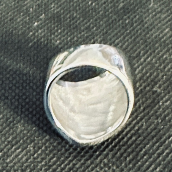 Smooth Shiny Stainless Steel Contemporary Band Ring Size 6 3/4 - Picture 5 of 10